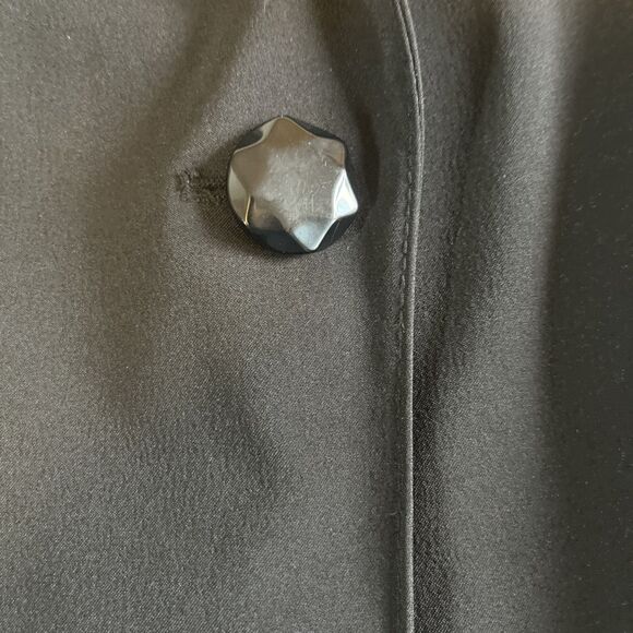 John Meyer Collection Womens 12 Blazer Black Long Sleeve One Button Lined Jacket - Picture 5 of 14